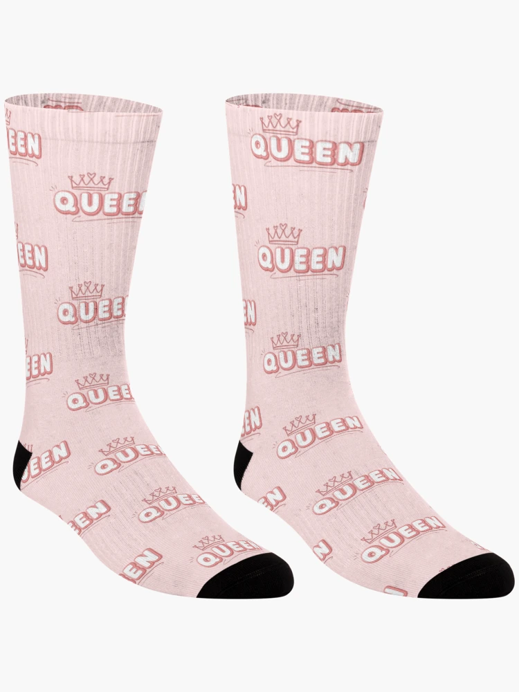 Thumbnail 3 of 5, Socks, Queen designed and sold by PlumTreeDesign.