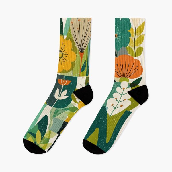 Item preview, Sustainable Word Art with Retro Flowers – Eco Modern Design designed and sold by Moss and Moon Studio.