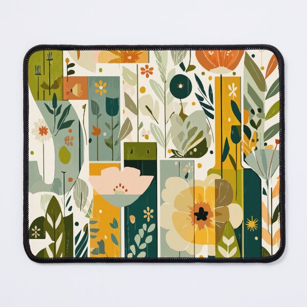 Item preview, Sustainable Word Art with Retro Flowers – Eco Modern Design designed and sold by Moss and Moon Studio.