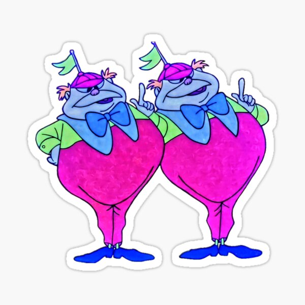 Tweedle Dee & Tweedle Dum Sticker