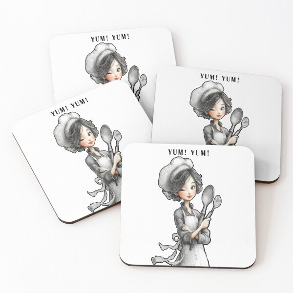 Item preview, Culinary Yum! Yum! Cooking, Women Barbeque designed and sold by JanChryzostom.
