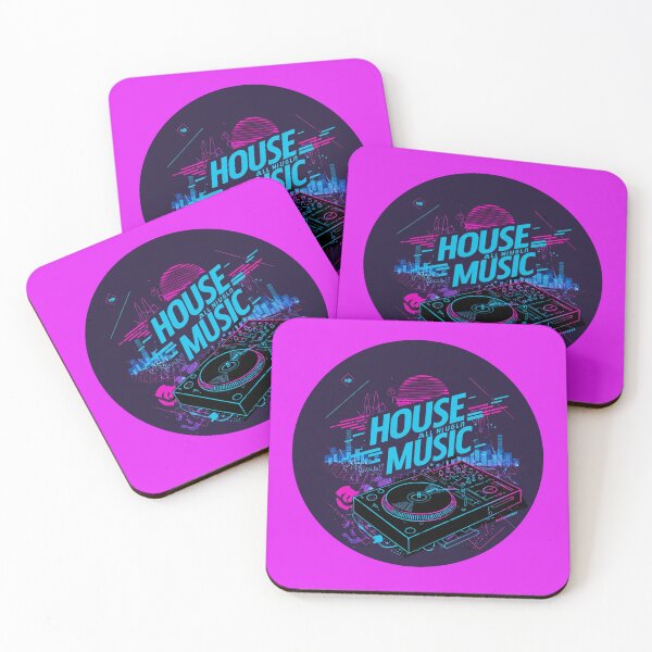 Item preview, Retro House Music T-Shirt for Men DJ Party Rave EDM Clubwear. designed and sold by TrebdoraCrafts.