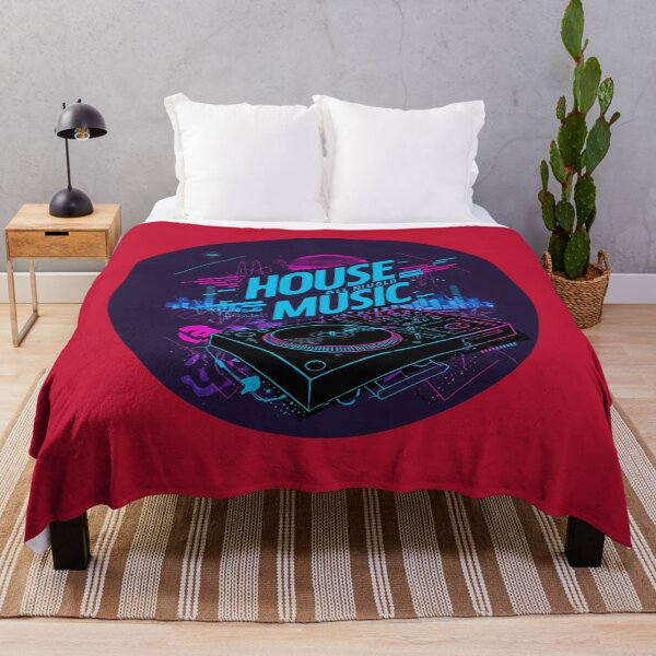 Item preview, Retro House Music T-Shirt for Men DJ Party Rave EDM Clubwear. designed and sold by TrebdoraCrafts.