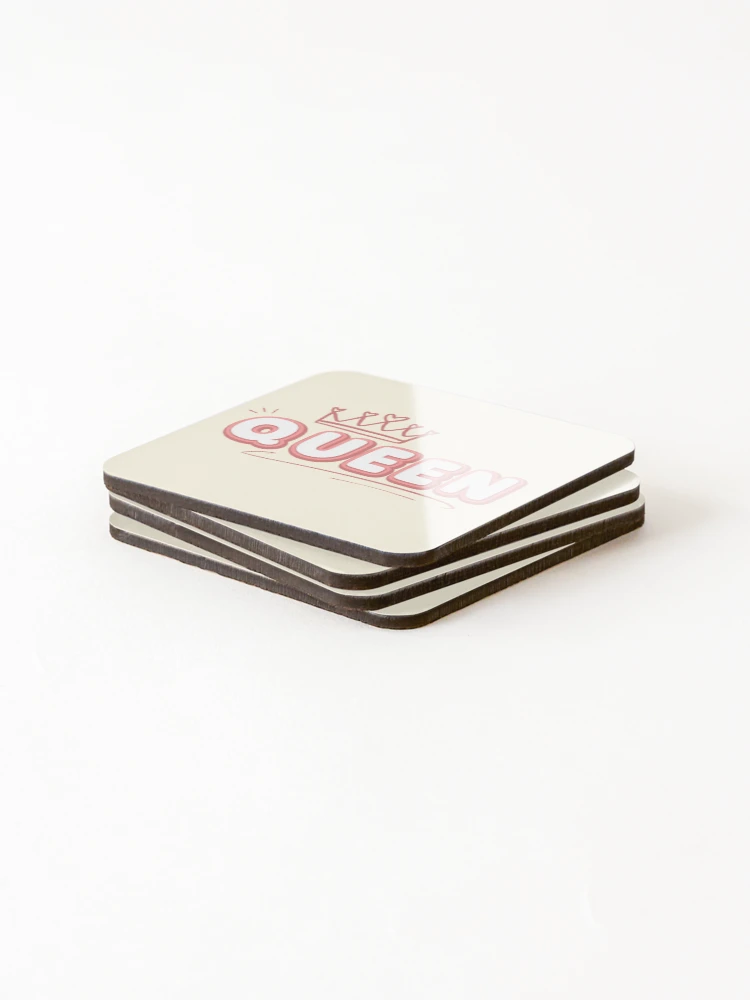 Thumbnail 4 of 5, Coasters (Set of 4), Queen designed and sold by PlumTreeDesign.