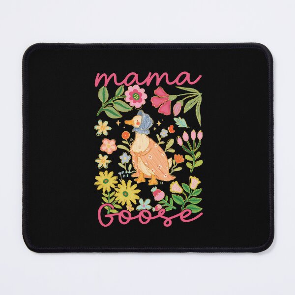 Item preview, Mama Goose With Baby Boho Vintage Flower Goose Lover  designed and sold by MOHITSALVI.