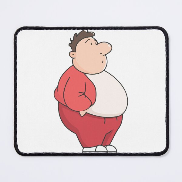 Item preview, Funny Cartoon of a Chubby Man in red – Simple Vector Character designed and sold by Moss and Moon Studio.