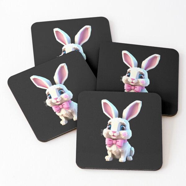 Item preview,  Rabbit Lover,  Cool Rabit, Stylish Bunny, Pixel Bunny, Pixel Rabbit, Bunny made of blocks designed and sold by KolorellaS.