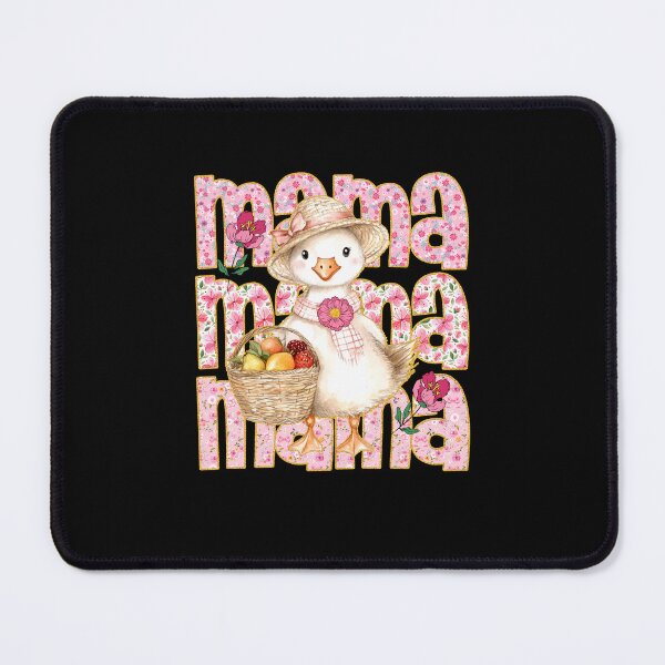 Item preview, Mama Goose With Baby Boho Vintage Flower Goose Lover designed and sold by MOHITSALVI.