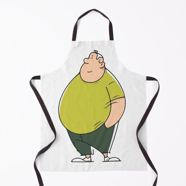 Item preview, Funny Cartoon of a Chubby Man in Green – Simple Vector Character designed and sold by Moss and Moon Studio.