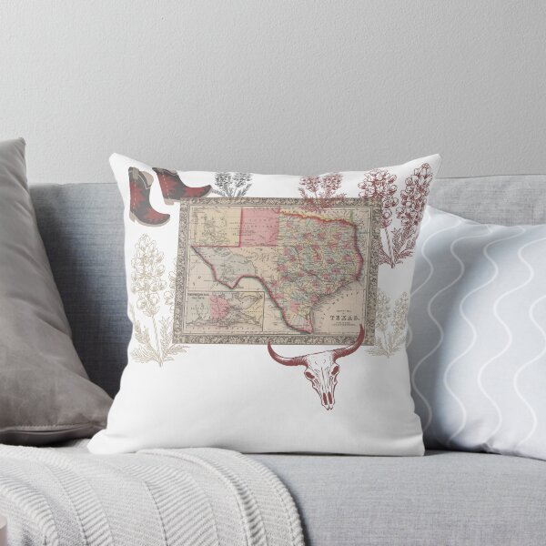 Item preview, Texas, old- style map designed and sold by smiledeer78.