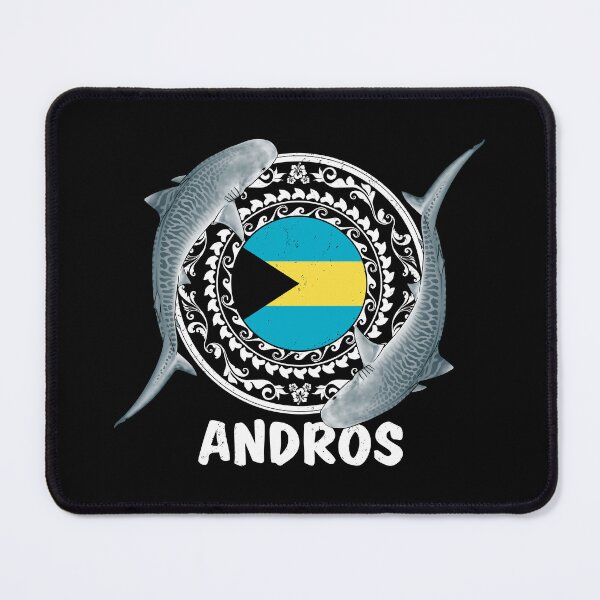 Item preview, Andros Bahamas Tiger Shark designed and sold by NicGrayGraphic.
