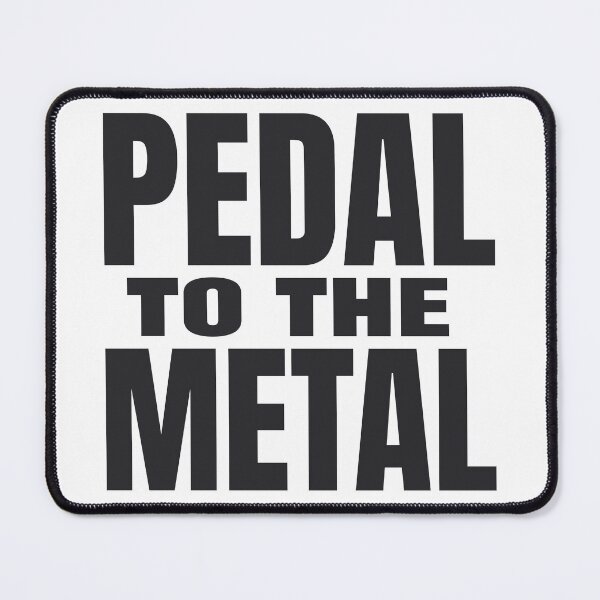 Item preview, Pedal to the Metal - High-Intensity Biking Sticker designed and sold by KarlMast.