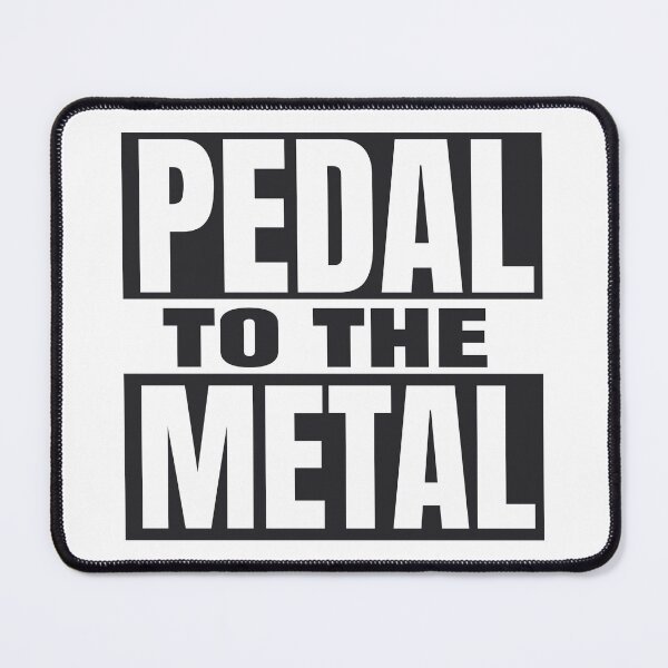 Item preview, Pedal to the Metal - High-Intensity Biking Sticker_Alternative designed and sold by KarlMast.