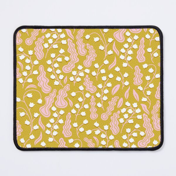 Item preview, Strong neon yellow lily of the valley flowers for bold, fresh rooms designed and sold by colorofmagic.