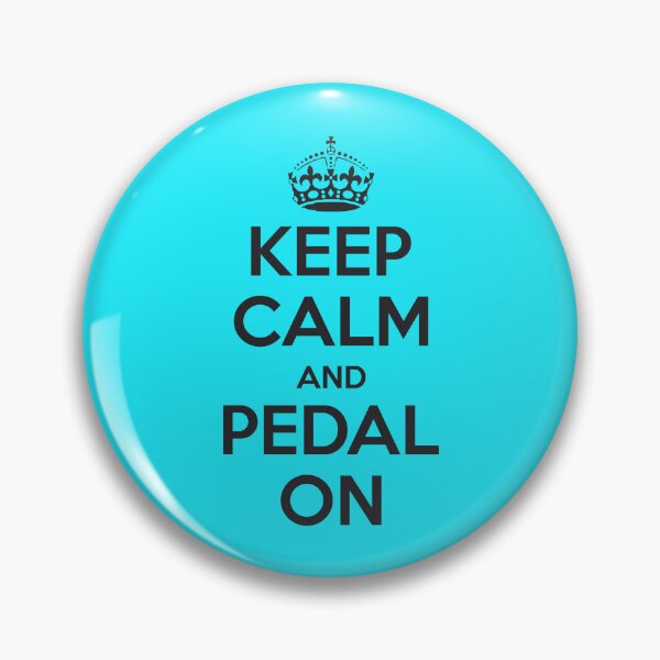 Item preview, Keep Calm and Pedal On - Classic Cycling Quote Sticker designed and sold by KarlMast.