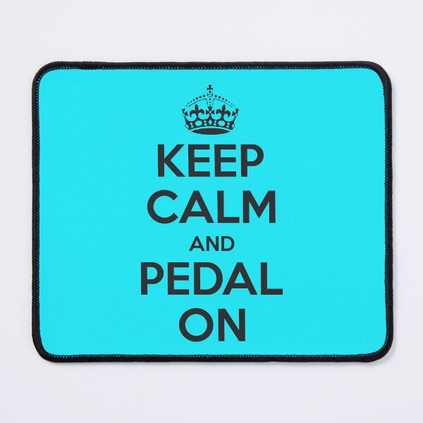 Item preview, Keep Calm and Pedal On - Classic Cycling Quote Sticker designed and sold by KarlMast.