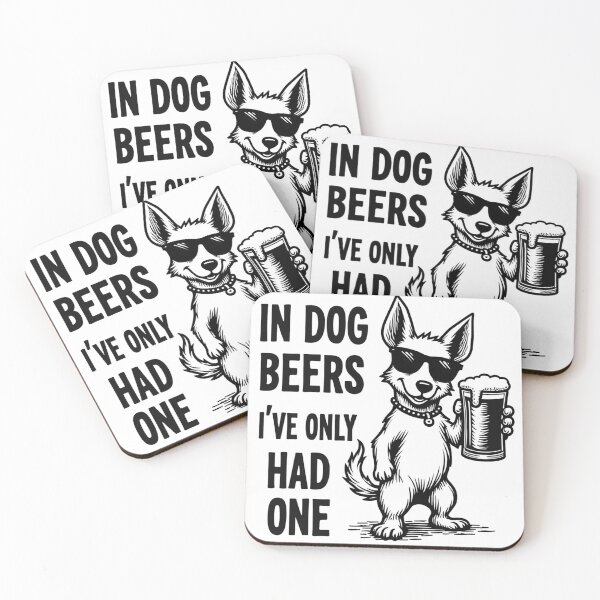 Item preview, In Dog Beers I’ve Only Had One – Funny Beer Dog designed and sold by haitrieuic96.