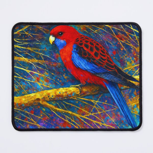 Item preview, Crimson Rosella in the Painted Tangle designed and sold by ChrisButler.