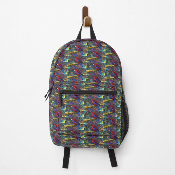 Item preview, Crimson Rosella in the Painted Tangle designed and sold by ChrisButler.