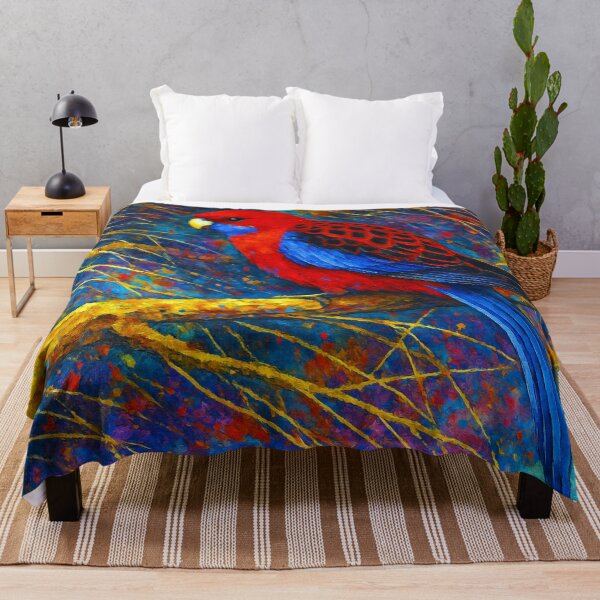 Item preview, Crimson Rosella in the Painted Tangle designed and sold by ChrisButler.