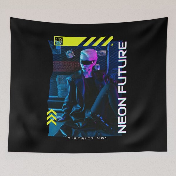 Item preview, Neon Future - District 404 designed and sold by rdxart.