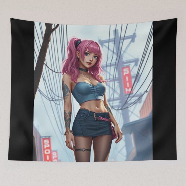 Item preview, Downtown Cool Girl designed and sold by e-not-shop.