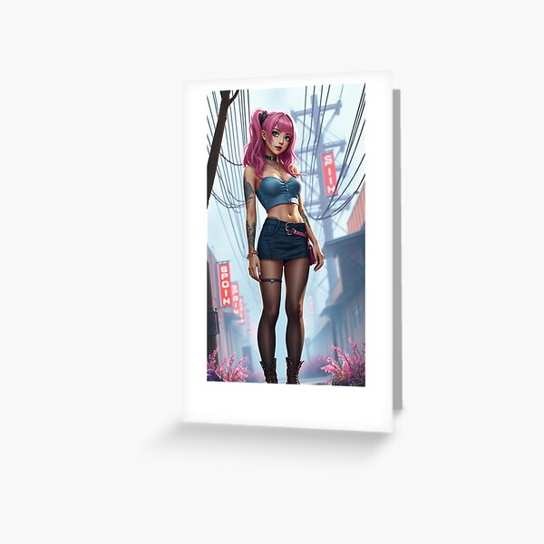 Item preview, Downtown Cool Girl designed and sold by e-not-shop.