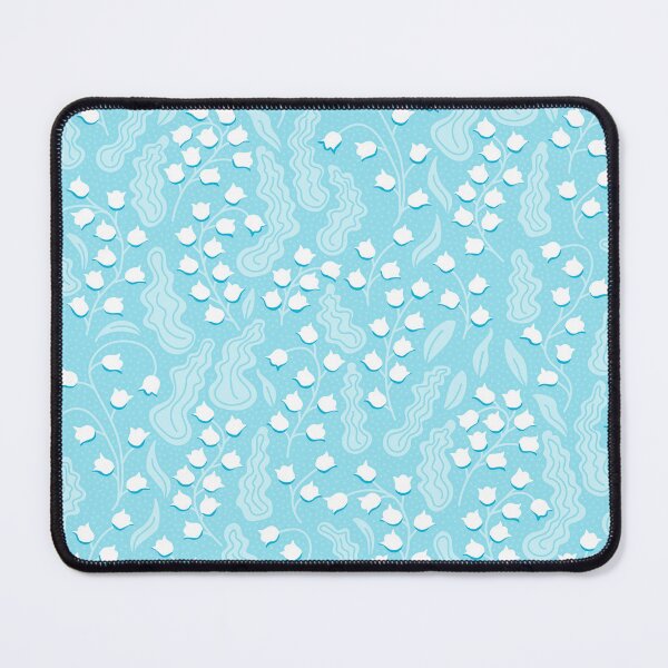Item preview, Strong baby blue lily of the valley flowers for bright, fresh rooms designed and sold by colorofmagic.