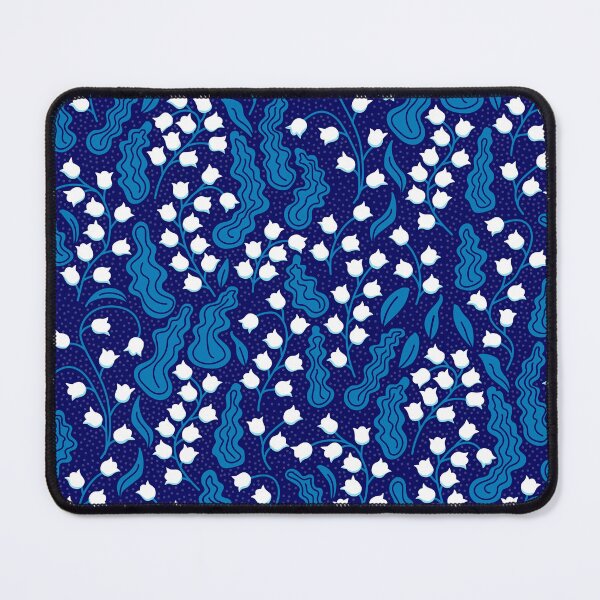 Item preview, Strong, bright blue lily of the valley flowers for bright, fresh rooms designed and sold by colorofmagic.