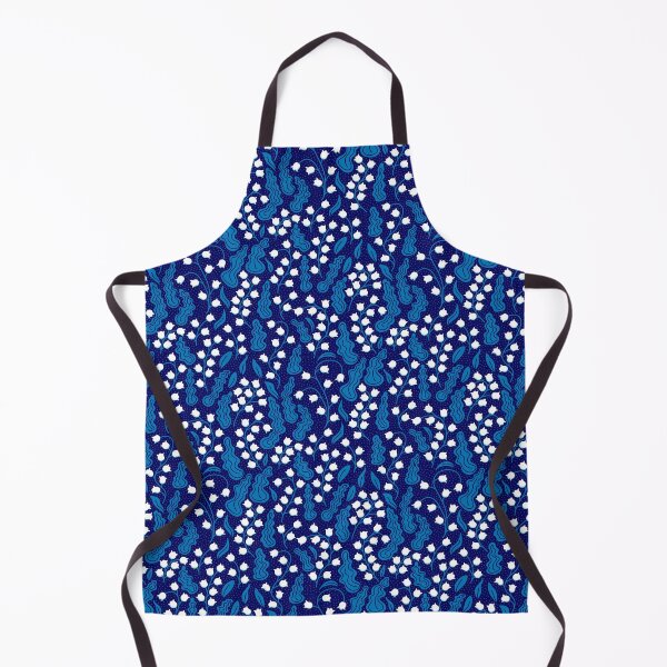 Item preview, Strong, bright blue lily of the valley flowers for bright, fresh rooms designed and sold by colorofmagic.