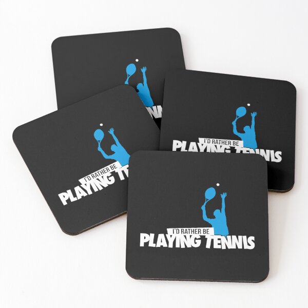Item preview, Rather Be Playing - Bold Tennis Player Design designed and sold by miaa-artistshop.