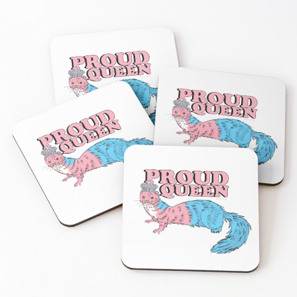 Item preview, Proud Queen Weasel Trans designed and sold by belettelepink.