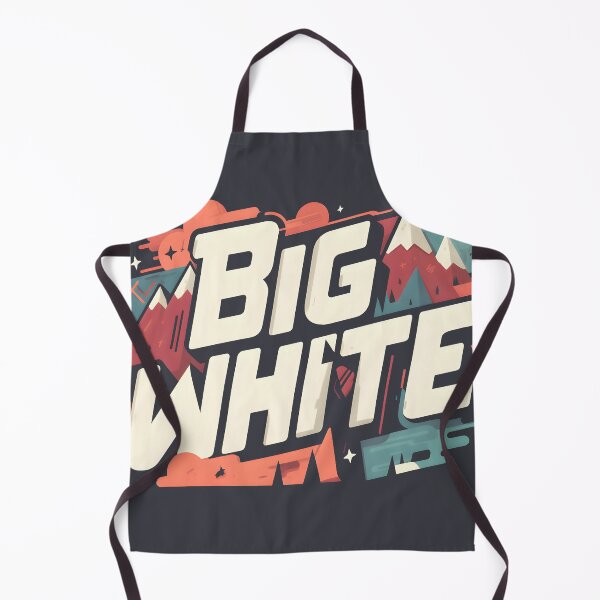 Item preview, Big White: Mountain Adventure Typography Art designed and sold by tokyojeff.