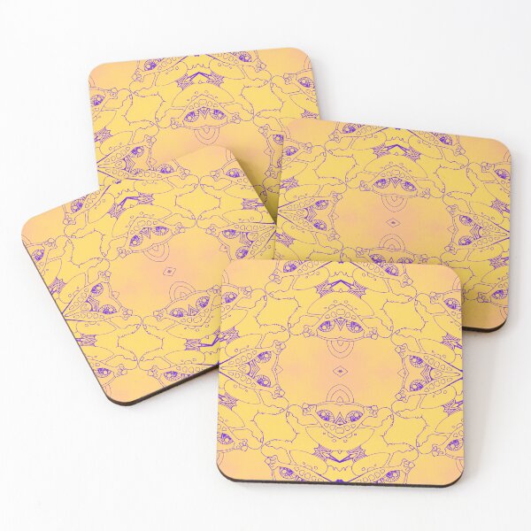 Item preview, Yellow Eye - Hand Drawn Pattern designed and sold by soma-objects.