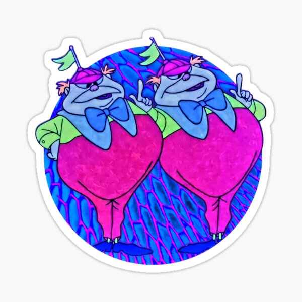 Tweedle Dee & Tweedle Dum Sticker