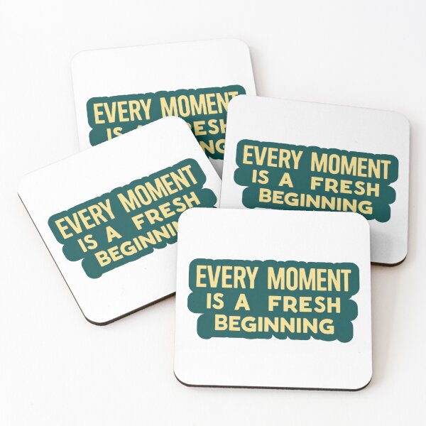 Item preview, Every moment is a fresh beginning-1, Cap, sticker, T-Shirt, Mug designed and sold by Angpau.