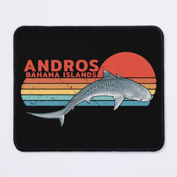 Item preview, Andros Bahamas Tiger Shark designed and sold by NicGrayGraphic.