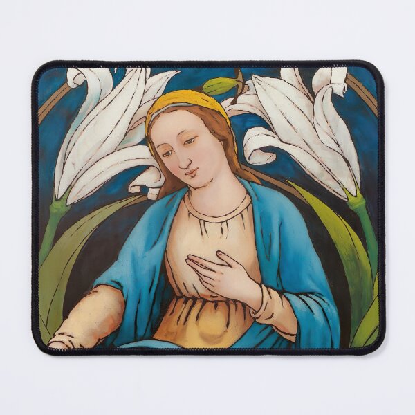 Item preview, Inspired By Madonna of the lilies by Alphonse Maria Mucha designed and sold by Tamas Das.
