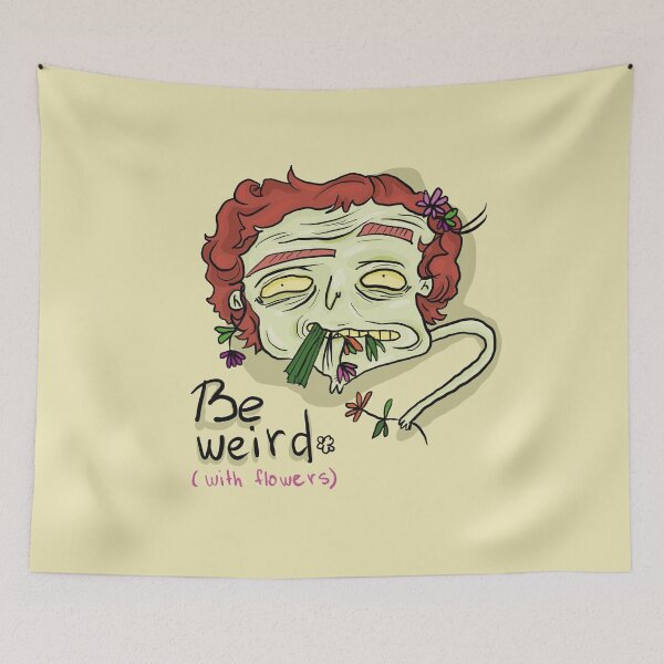 Item preview, Girl with flowers in her mouth designed and sold by VladdissH.