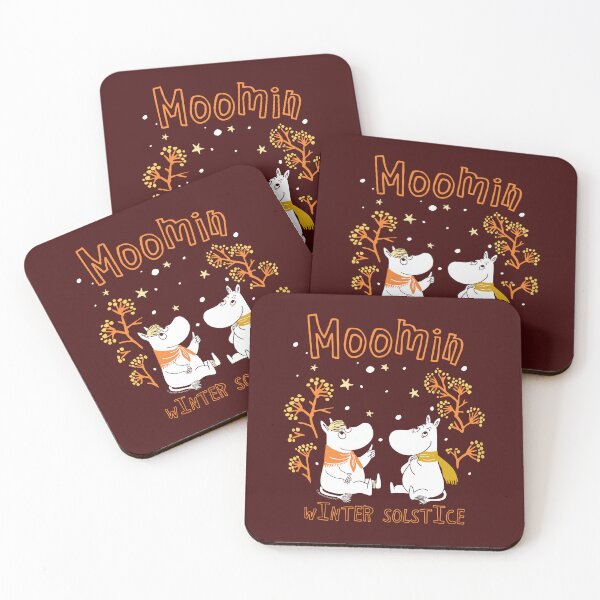 Item preview, Moomin Winter Solstice Moomintroll & Snorkmaiden In The Snow designed and sold by MoominStore.