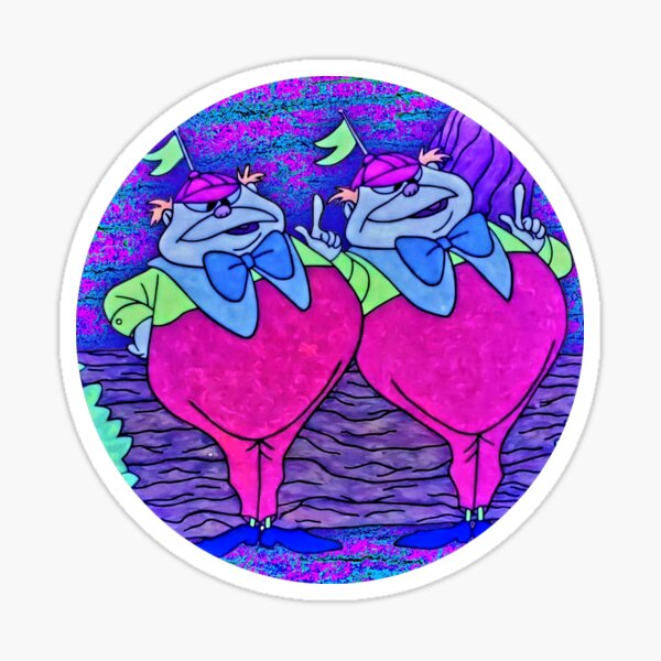 Tweedle Dee & Tweedle Dum Sticker