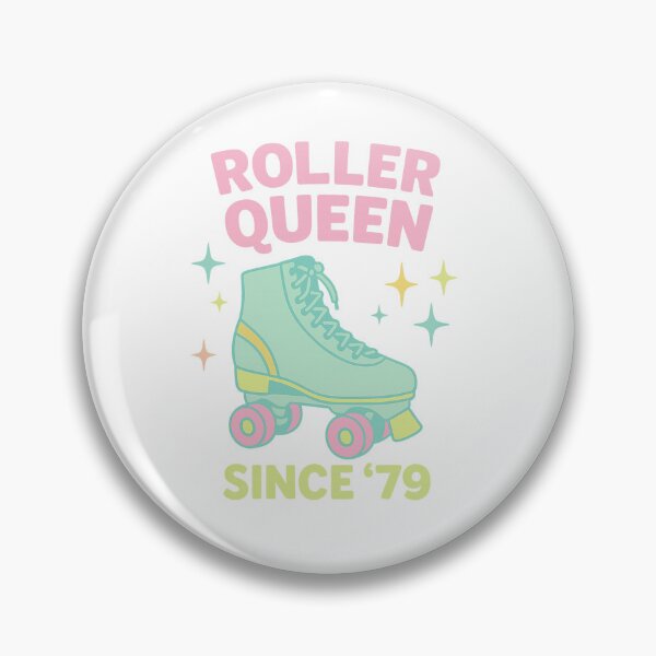 Item preview, Roller Queen Since ‘79 – Retro Pastel Roller Skate Design | Vintage Skater Girl Tee designed and sold by DJCApparel.