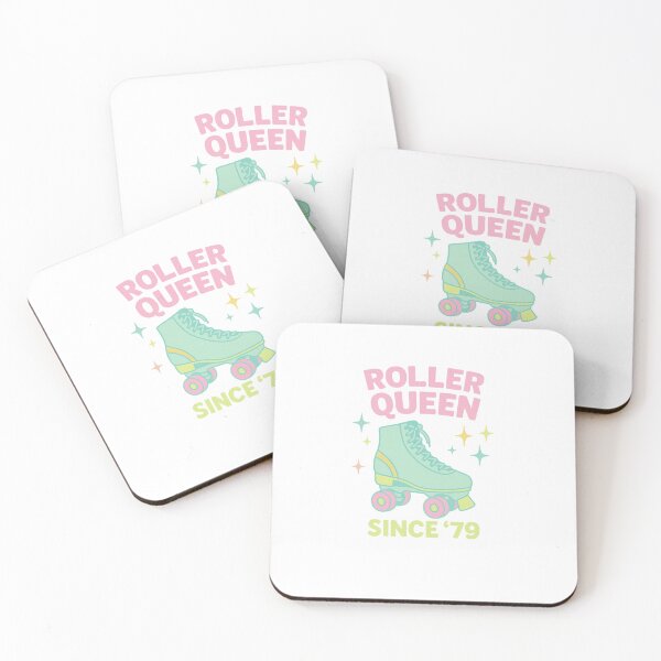 Item preview, Roller Queen Since ‘79 – Retro Pastel Roller Skate Design | Vintage Skater Girl Tee designed and sold by DJCApparel.