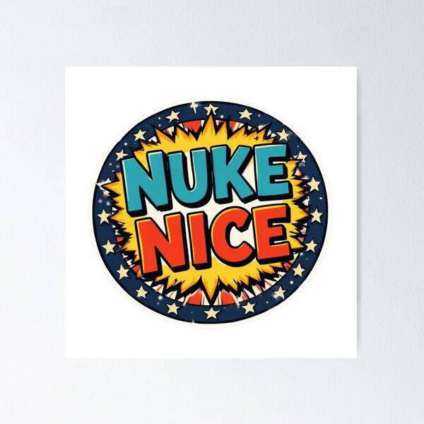 Artikel-Vorschau von Nuke Nice Vibes Reloaded – Viral Drop 2025, designt und verkauft von Imaginarium of Chaos falcon88 .