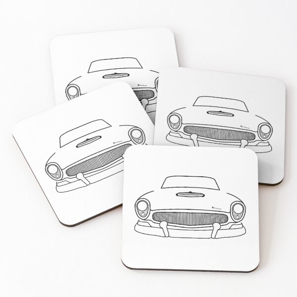 Item preview, Kaiser Manhattan 1950s American classic car black outline designed and sold by soitwouldseem.