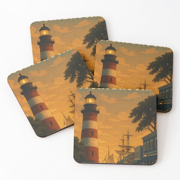 Item preview, Storybrooke Harbor Sunset – Once Upon a Time Coastal Scene designed and sold by Places On Earth.