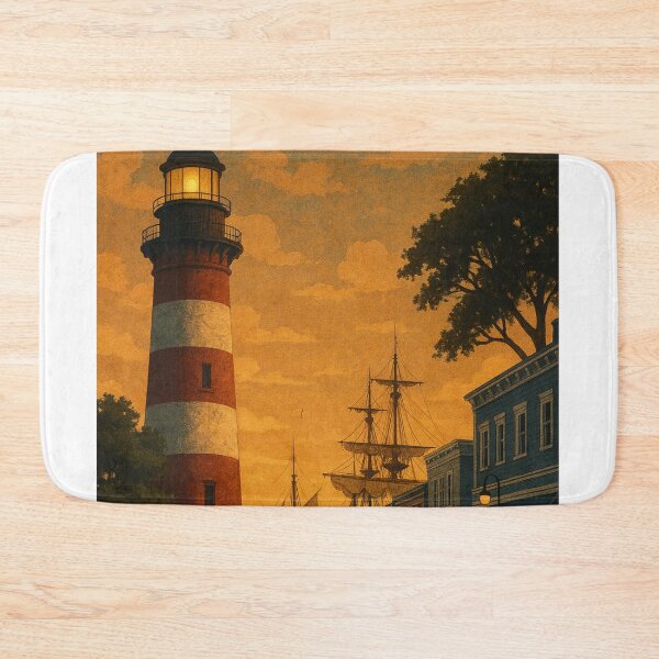 Item preview, Storybrooke Harbor Sunset – Once Upon a Time Coastal Scene designed and sold by Places On Earth.