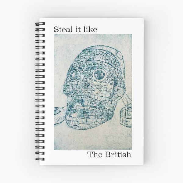 Item preview, Aztec skull, British museum, Britain, skull,  designed and sold by Print paint and pixel.