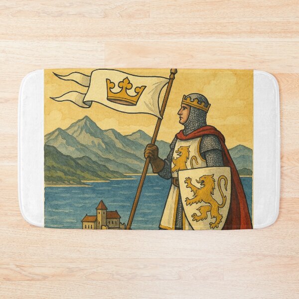 Item preview, West Kingdom Knight – Medieval Fantasy Crest and Warrior designed and sold by Places On Earth.