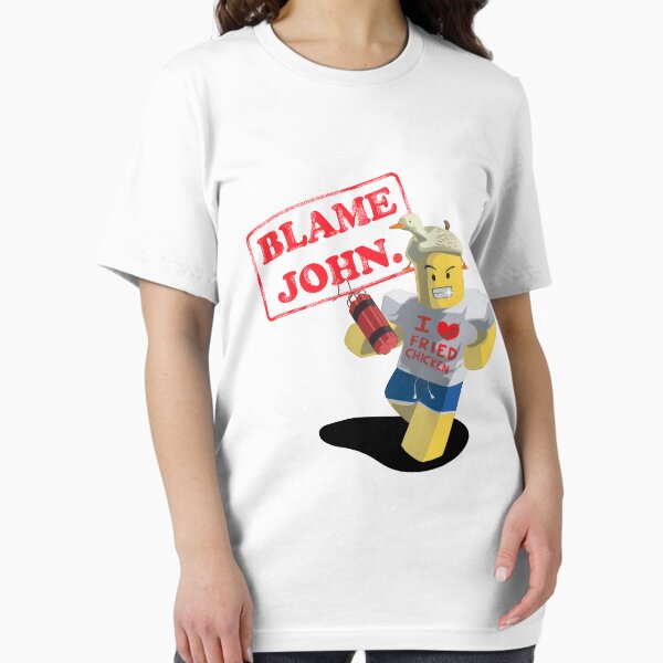 Item preview, Blame John Meme Roblox designed and sold by DanielleBestOne.